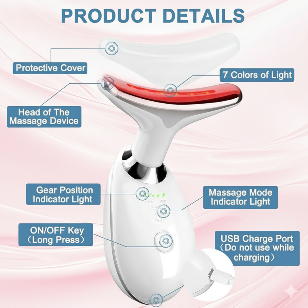 KromaSkin LED Neck/Face Massager